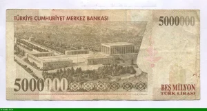 5 000 000 Lirasi Kamel Ataturk * * * * *