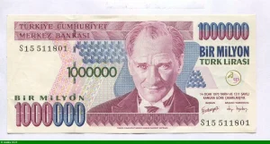1 000 000 Lirasi Kamel Ataturk