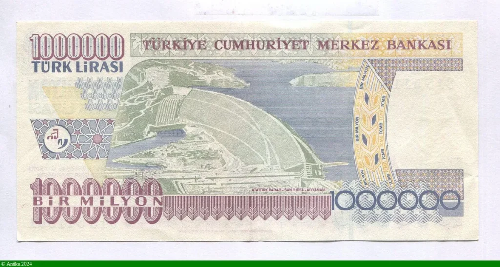 1 000 000 Lirasi Kamel Ataturk