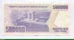 500 000 Lirasi Kamel Ataturk