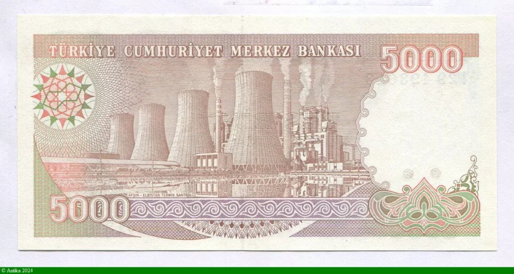 5000 Lirasi Kamel Ataturk