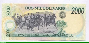 2000 Bolivares A,José de Sucre