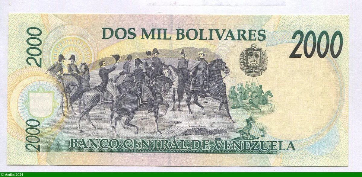 2000 Bolivares A,José de Sucre