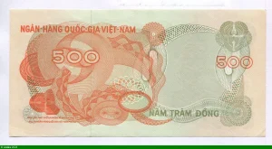 500 Dong Batïment Banque