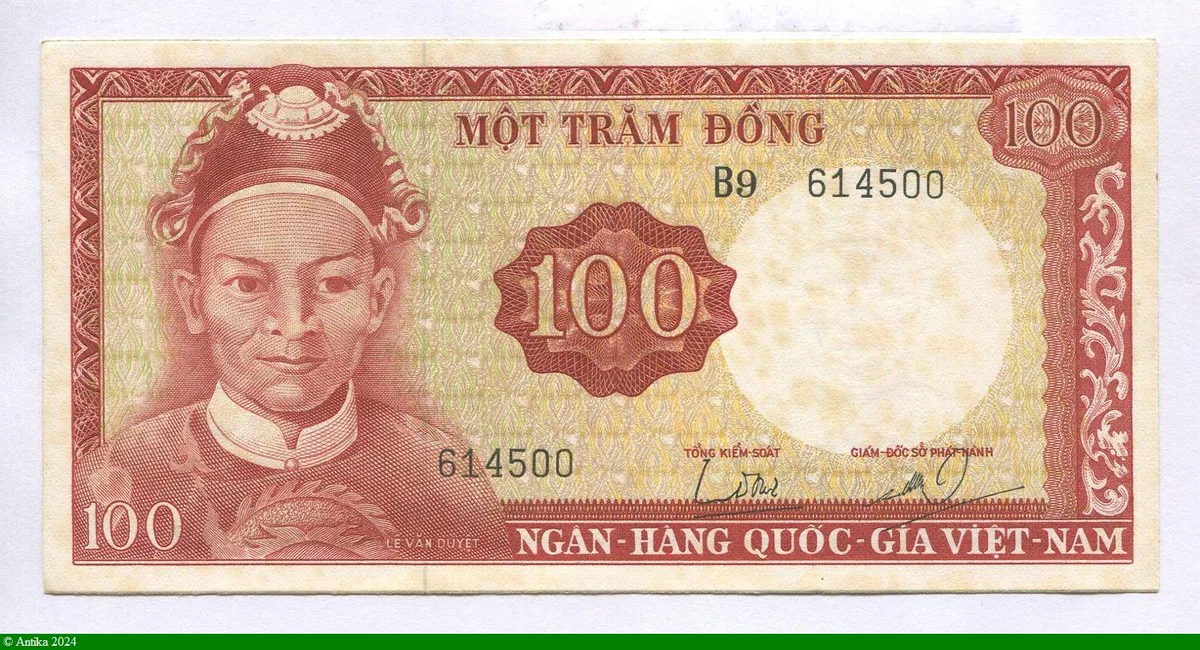 100 Dong Héros vietnamien Lê Văn Duyệt * * * * * * * PROMO