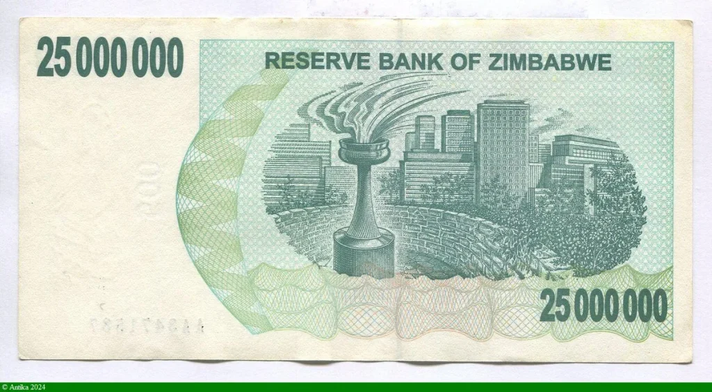 25 000 000 Dollars Bearer Chèque * * *
