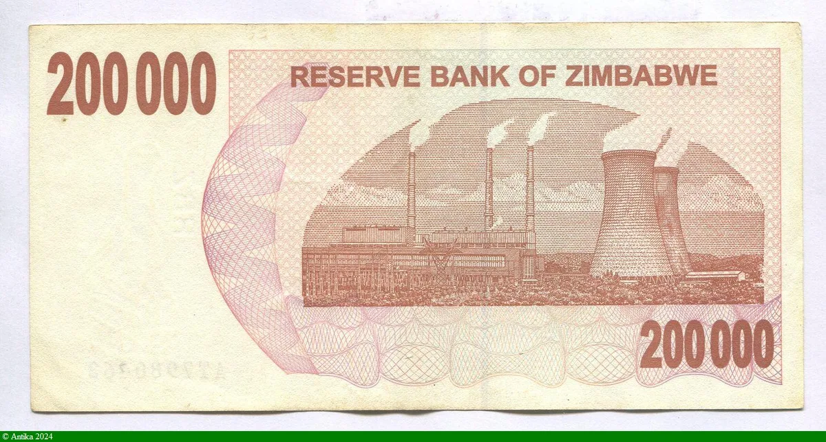 200 000 Dollars Bearer Chèque * * * *