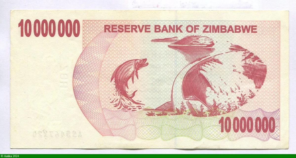10 000 000 Dollars Bearer Chèque * * * *