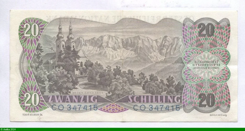 20 Schilling Auer V.Welsbach