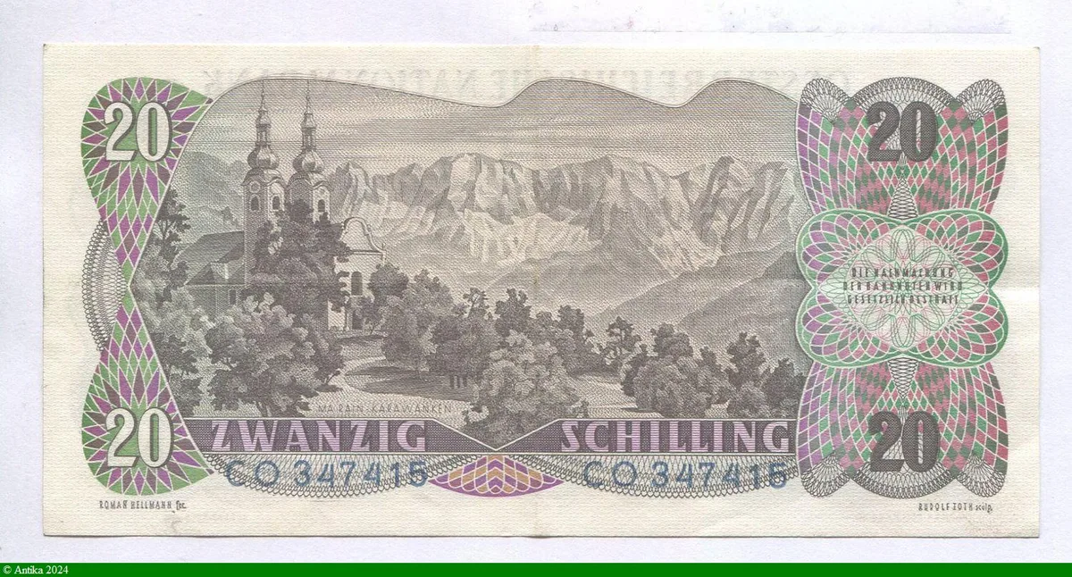20 Schilling Auer V.Welsbach