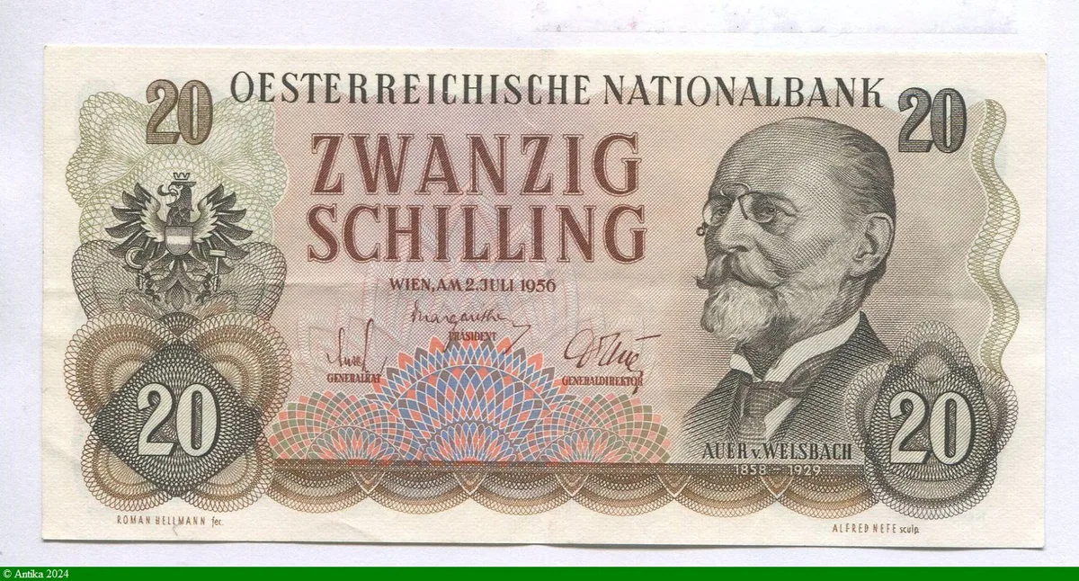 20 Schilling Auer V.Welsbach