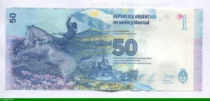 50 Pesos îles Malouines & Cavalier * * * * * * Superbe Billet PROMO