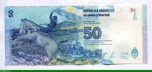 50 Pesos îles Malouines & Cavalier * * * * * Superbe Billet PROMO