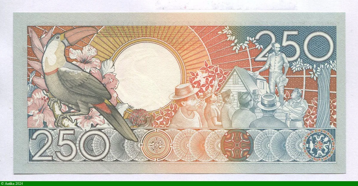 250 Gulden Cornelis G. Anton de Kom * * * * * * * * * * * * * * PROMO