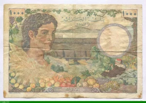 1000 FRANCS Couple de Fermiers
