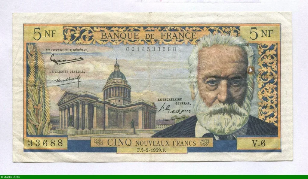 5 NF VICTOR HUGO - Type 1959