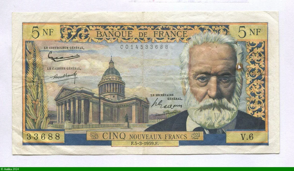 5 NF VICTOR HUGO - Type 1959