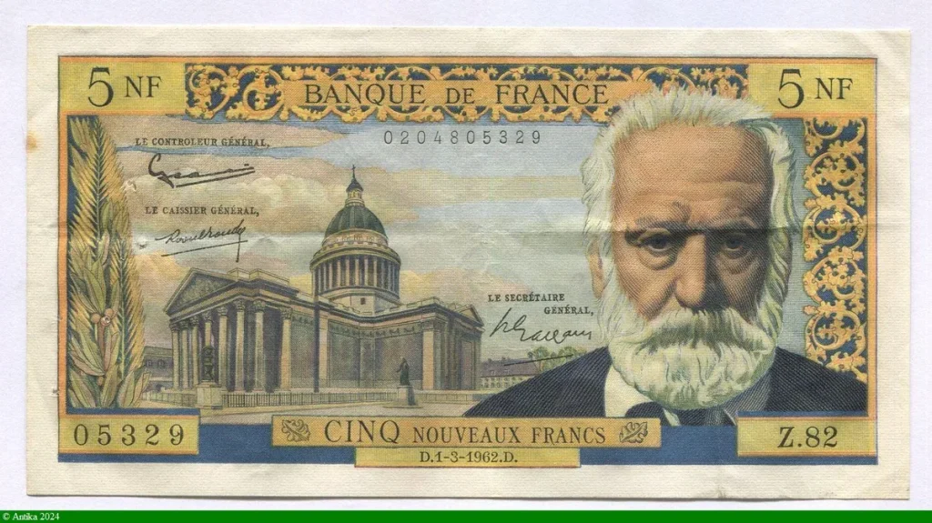 5 NF VICTOR HUGO - Type 1959