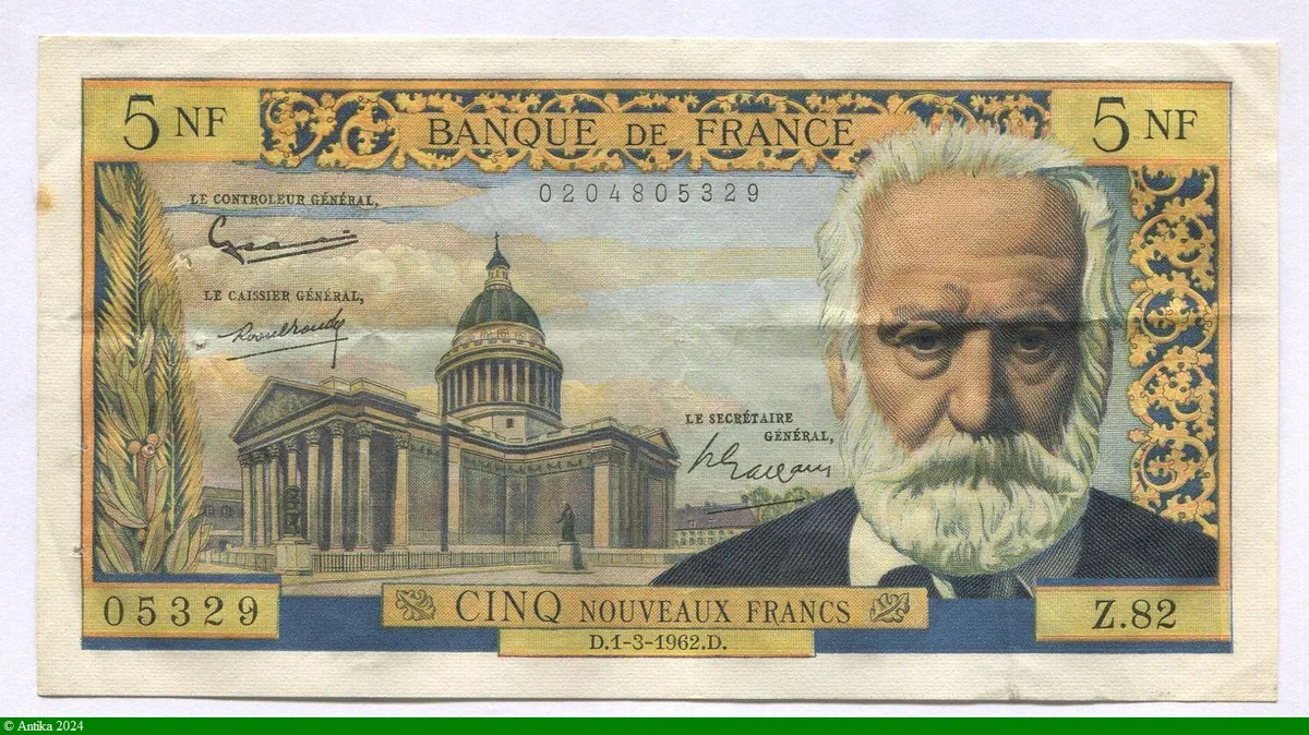 5 NF VICTOR HUGO - Type 1959