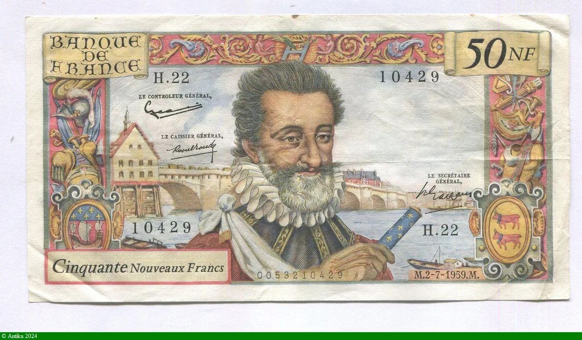 50 NF HENRI IV - Type 1959