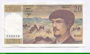 20 FRANCS DEBUSSY - Type 1980
