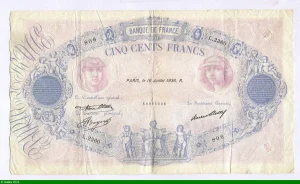 500 FRANCS BLEU & ROSE - Type 1888