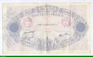 500 FRANCS BLEU & ROSE -Type 1888 modifié