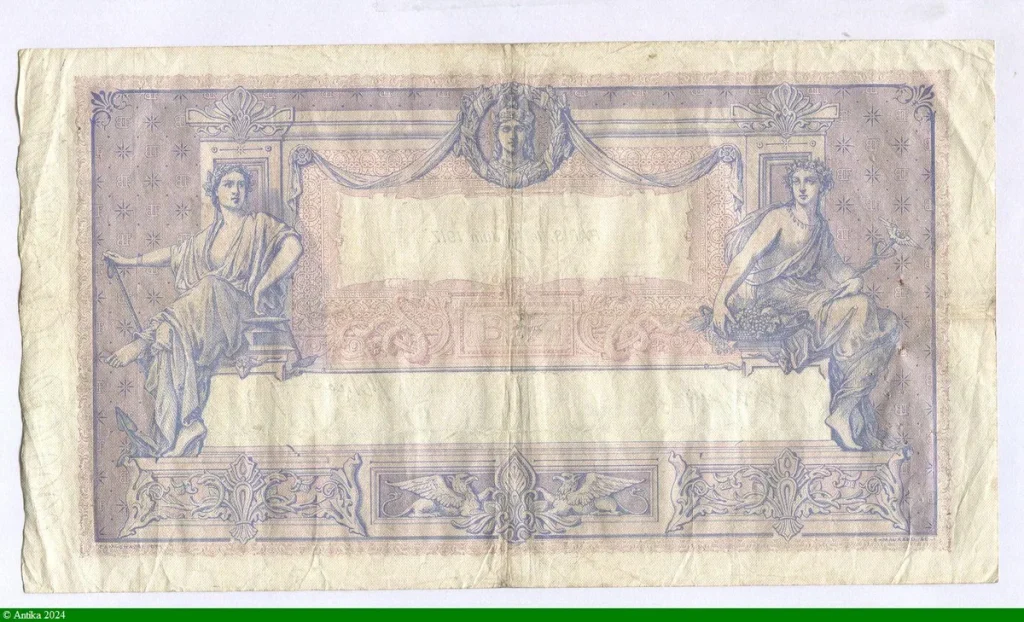 1000 FRANCS BLEU & ROSE - Type 1889