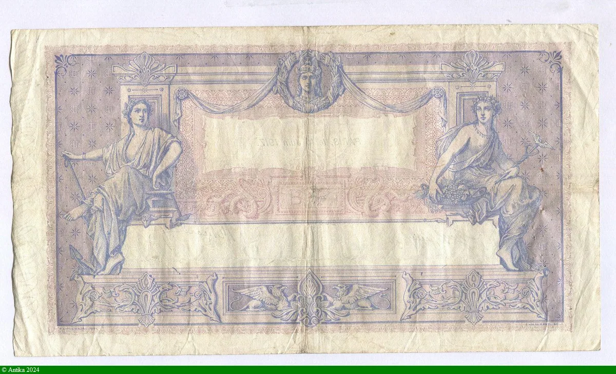 1000 FRANCS BLEU & ROSE - Type 1889