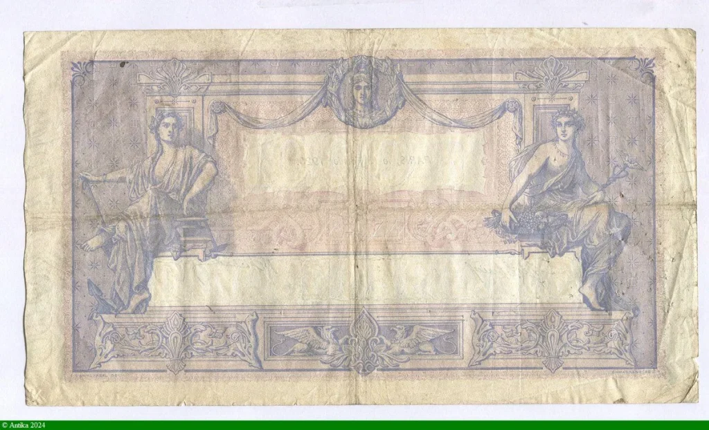 1000 FRANCS BLEU & ROSE - Type 1889