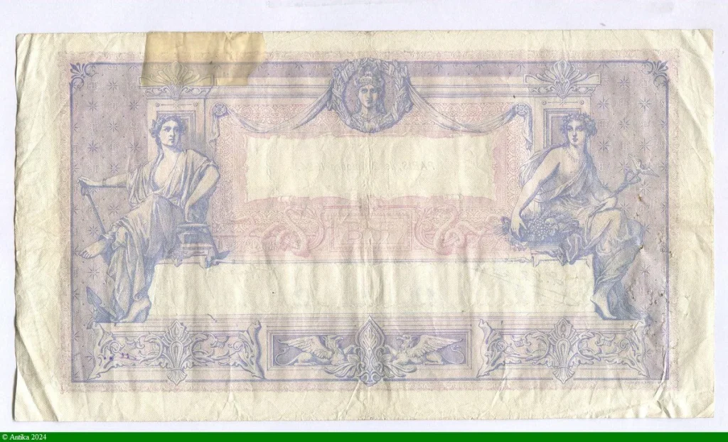 1000 FRANCS BLEU & ROSE - Type 1889
