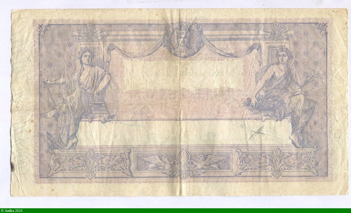 1000 FRANCS BLEU & ROSE - Type 1889