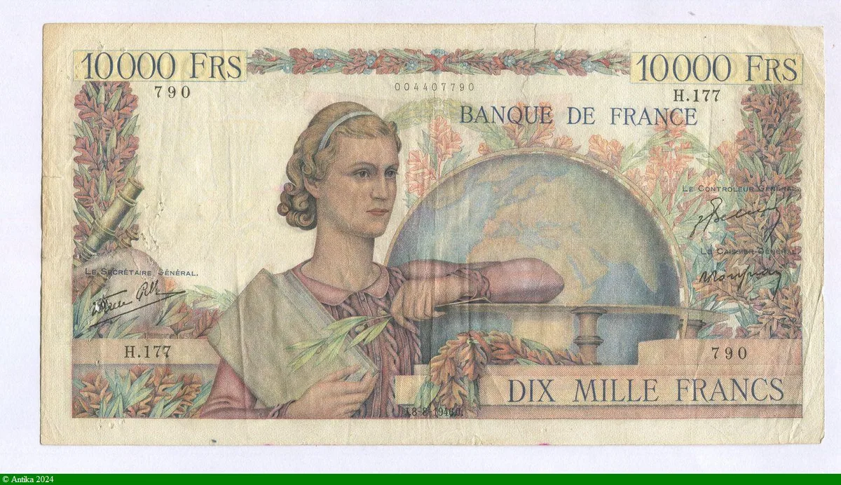 10 000 FRANCS GENIE Français- Type 1945