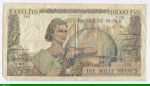 10 000 FRANCS GENIE Français- Type 1945