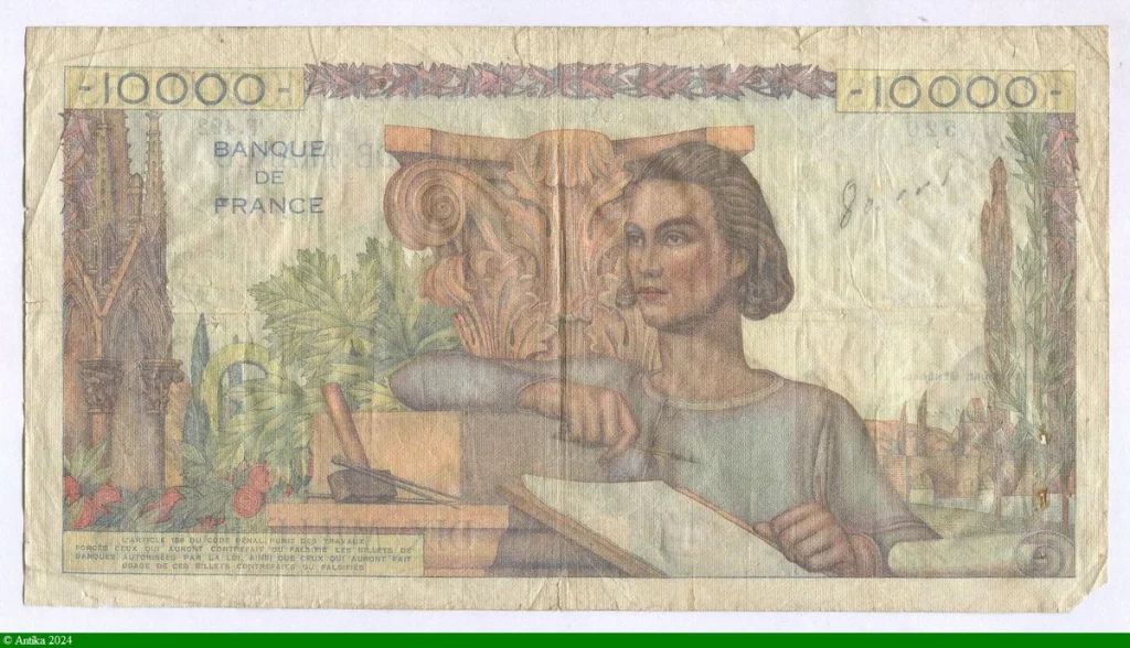 10 000 FRANCS GENIE Français- Type 1945