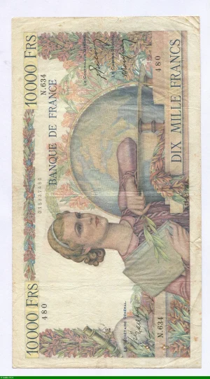 10 000 FRANCS GENIE Français- Type 1945