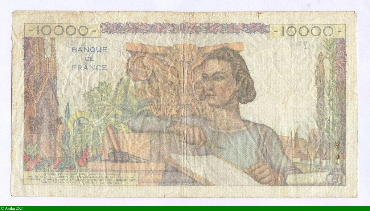 10 000 FRANCS GENIE Français- Type 1945