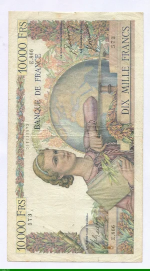 10 000 FRANCS GENIE Français- Type 1945