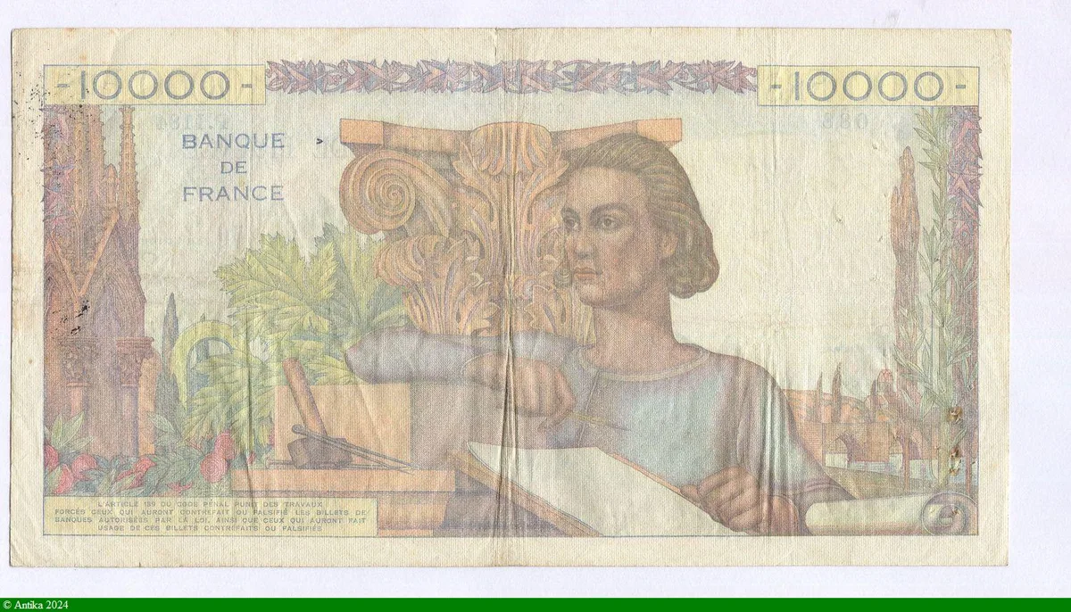 10 000 FRANCS GENIE Français- Type 1945