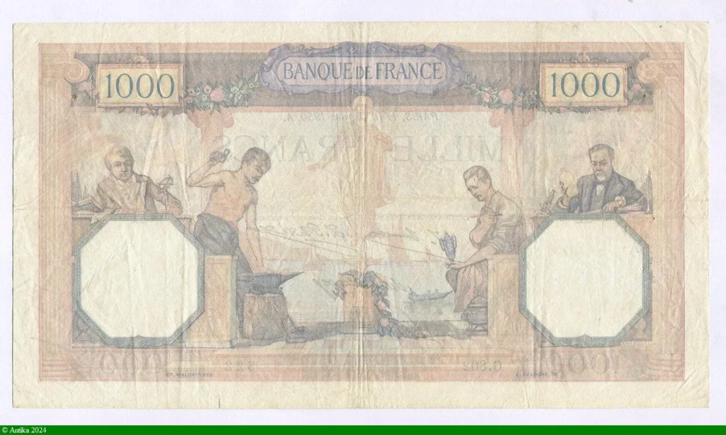 1000 FRANCS CERES & MERCURE - Type 1927