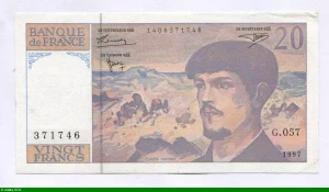 20 FRANCS DEBUSSY - Type 1980 Modifié