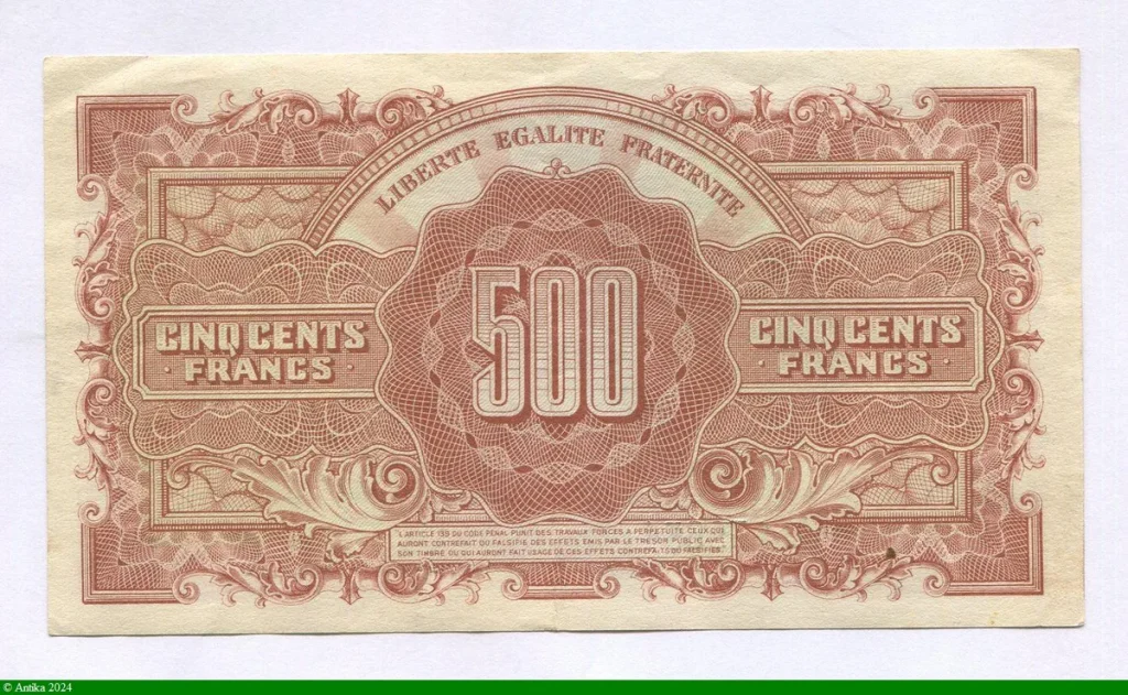 500 FRANCS (Marianne)
