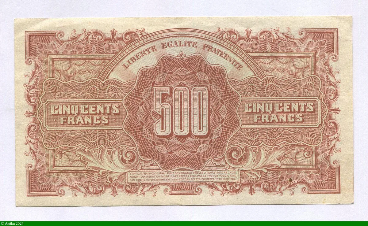 500 FRANCS (Marianne)