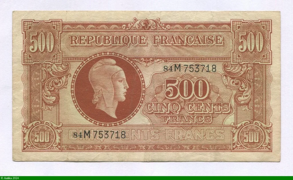 500 FRANCS (Marianne)