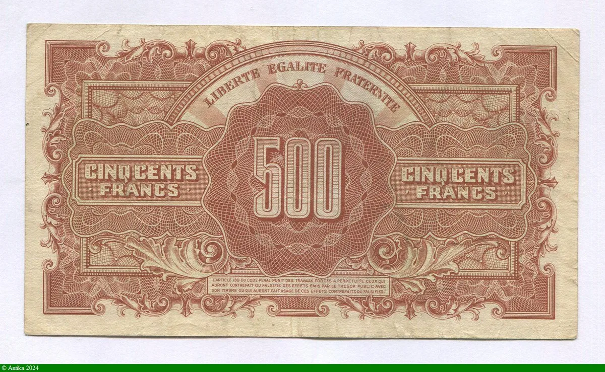 500 FRANCS (Marianne)