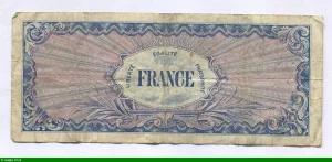 100 FRANCS Verso "France"