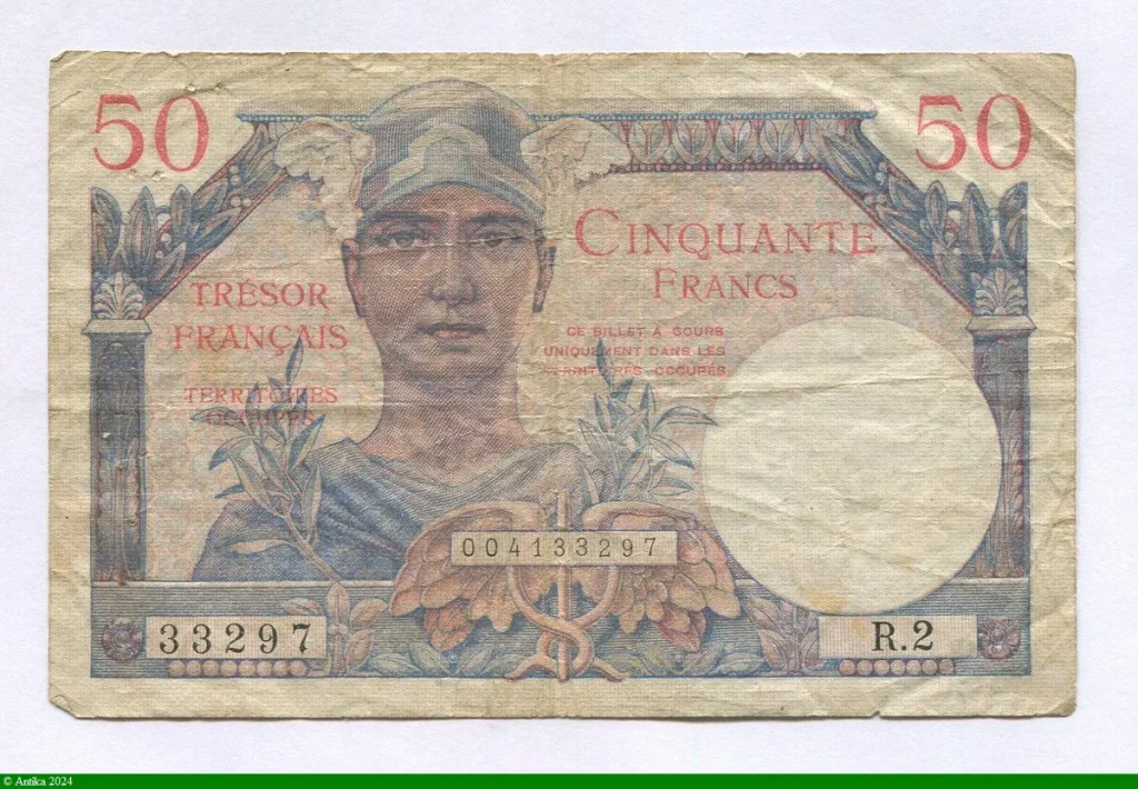 50 FRANCS "Trésor Français"