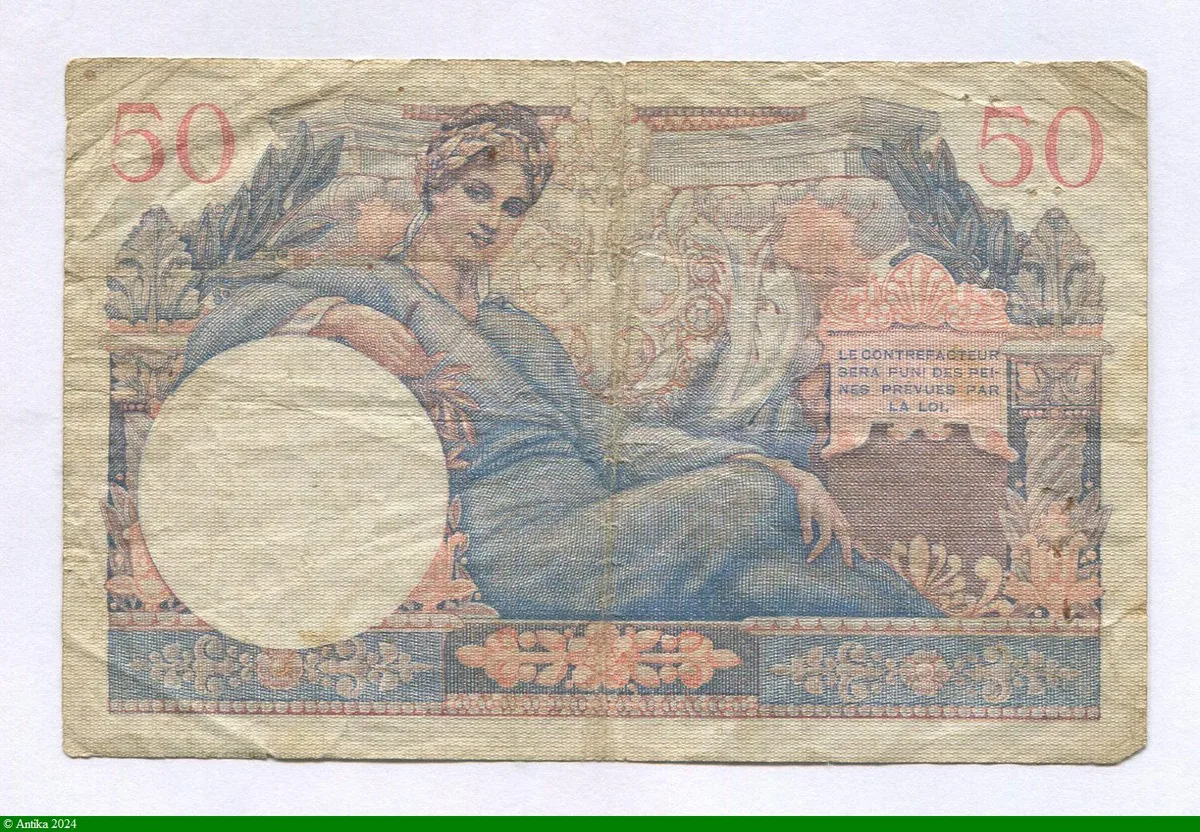 50 FRANCS "Trésor Français"