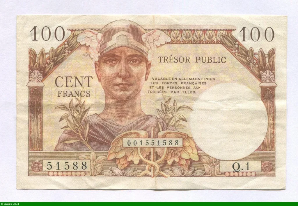 100 FRANCS "Trésor Français"