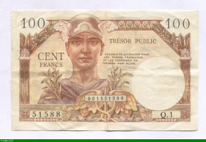 100 FRANCS "Trésor Français"